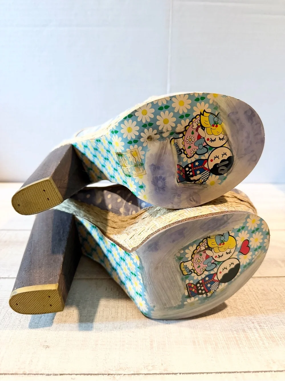 Irregular Choice Dan Sullivan Platform Lace Up Chunky Heel Size 41 Whimsical